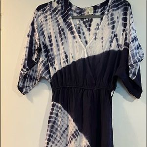 Long summer tie dye dress size medium